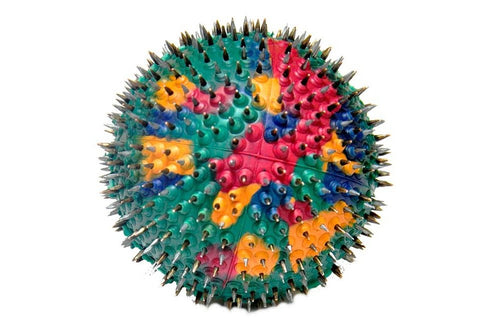 Acupressure Rubber Ball with Metal Needles for Pain Relief and Anti-aging